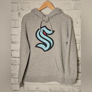 Seattle Kraken NHL Fanatics Gray Pullover Hoodie Large